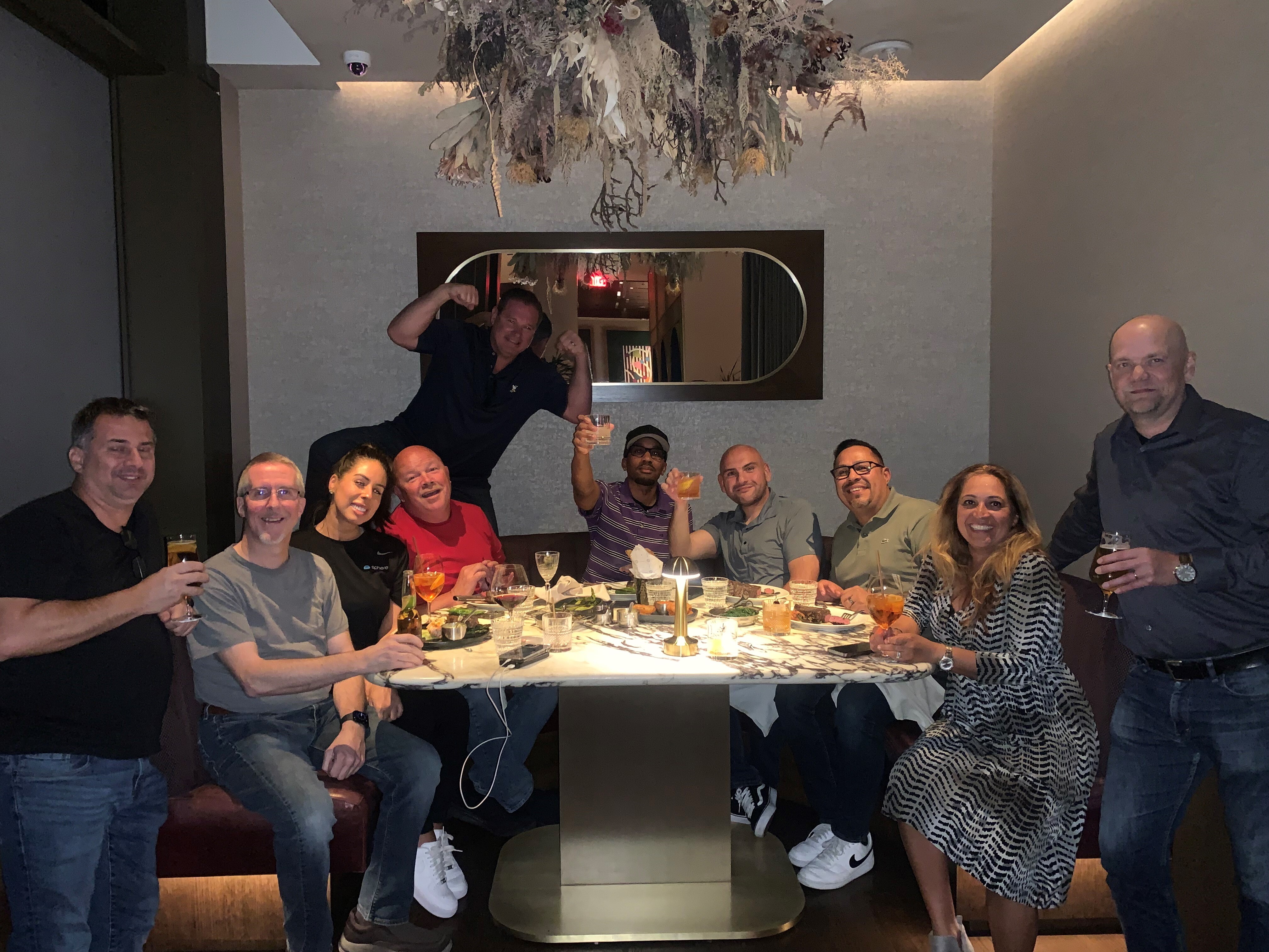 2nd dinner pic with MSG team Sep 27th